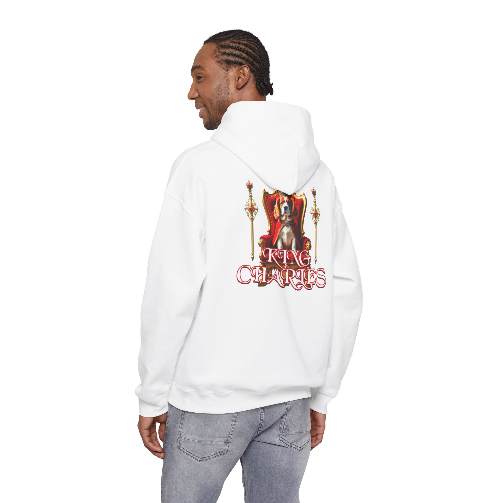 King Charles Hoodie | Regal Dog Throne Sweatshirt - Image 10