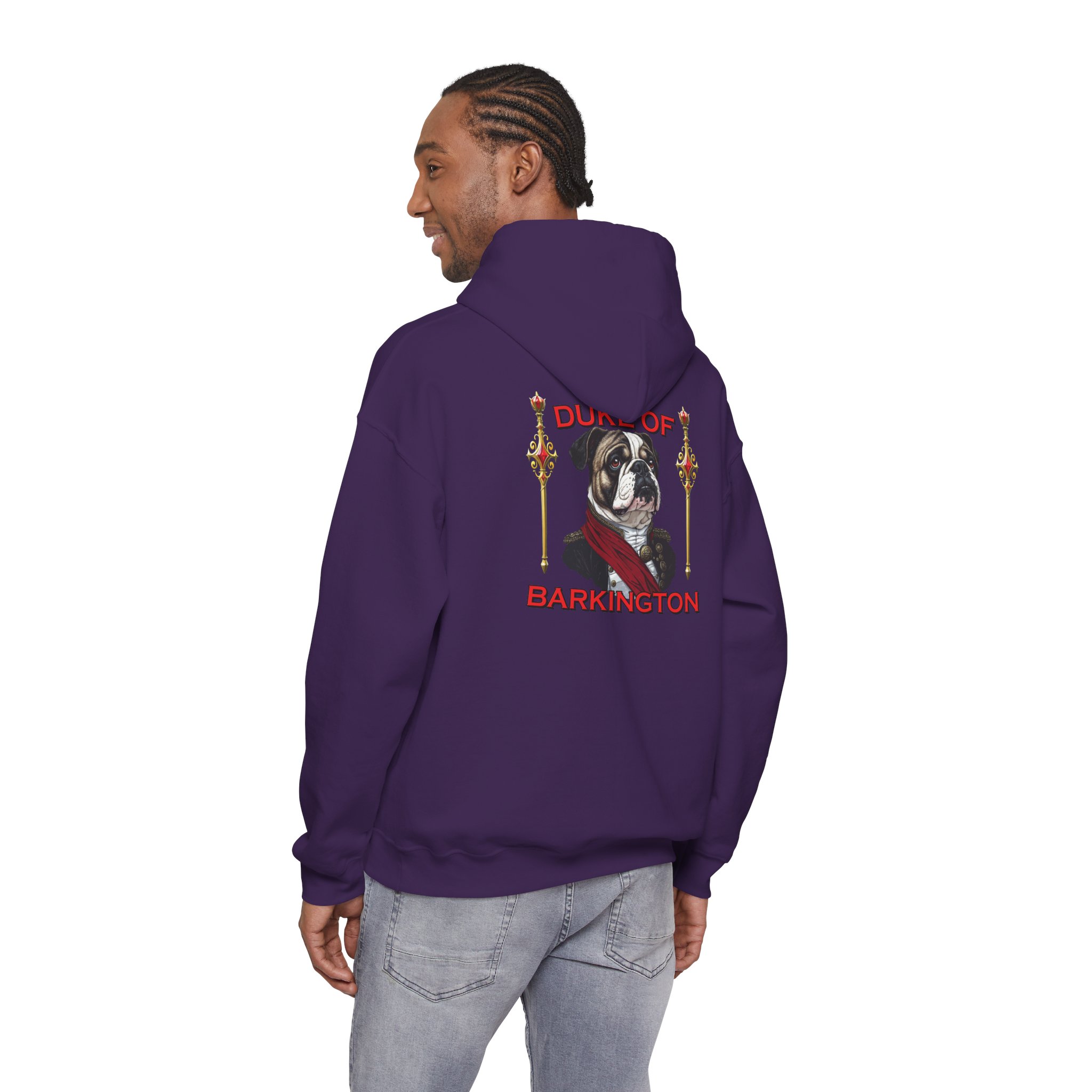 Duke of Barkington Bulldog Hoodie | Royal Sweatshirt - Image 50
