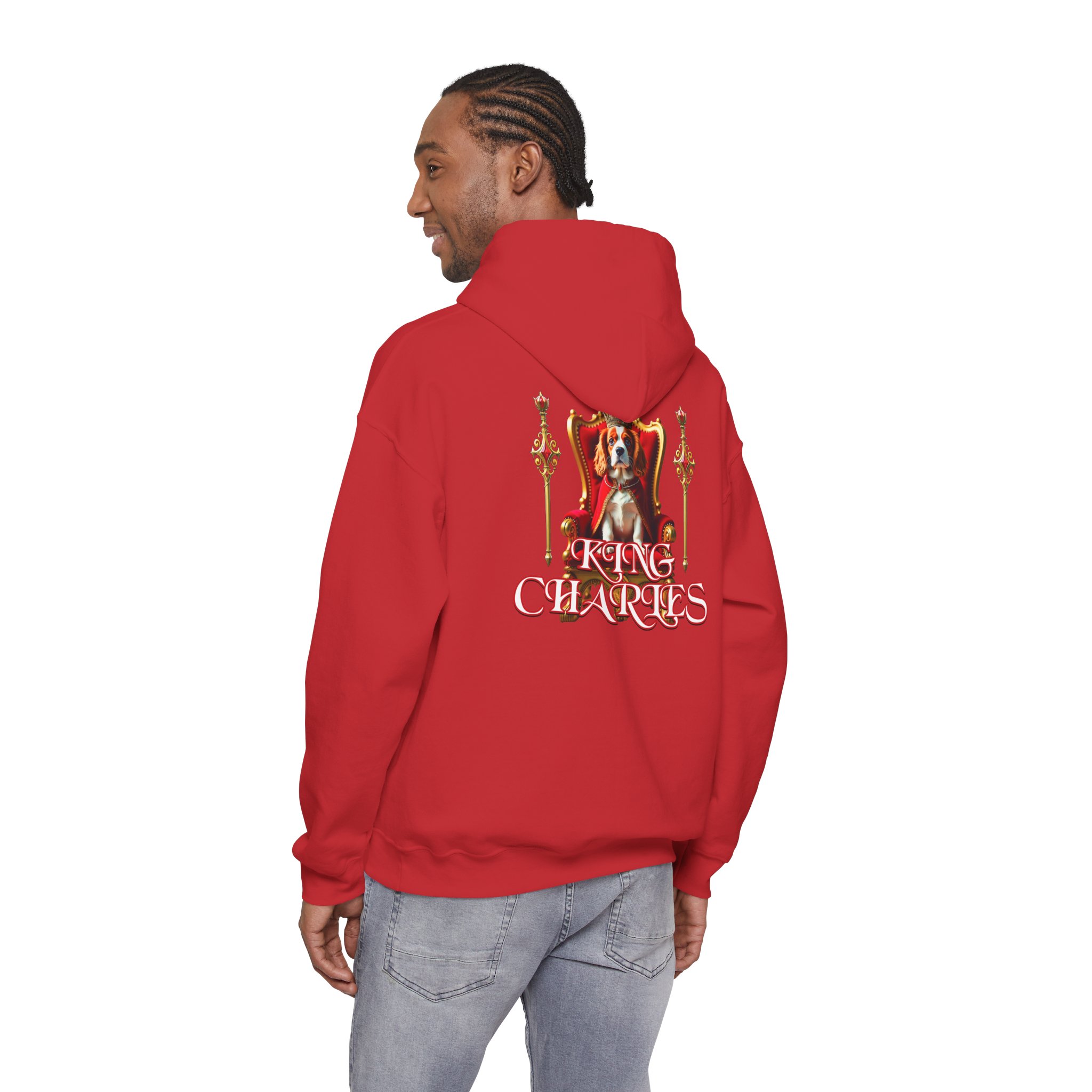 King Charles Hoodie | Regal Dog Throne Sweatshirt - Image 54
