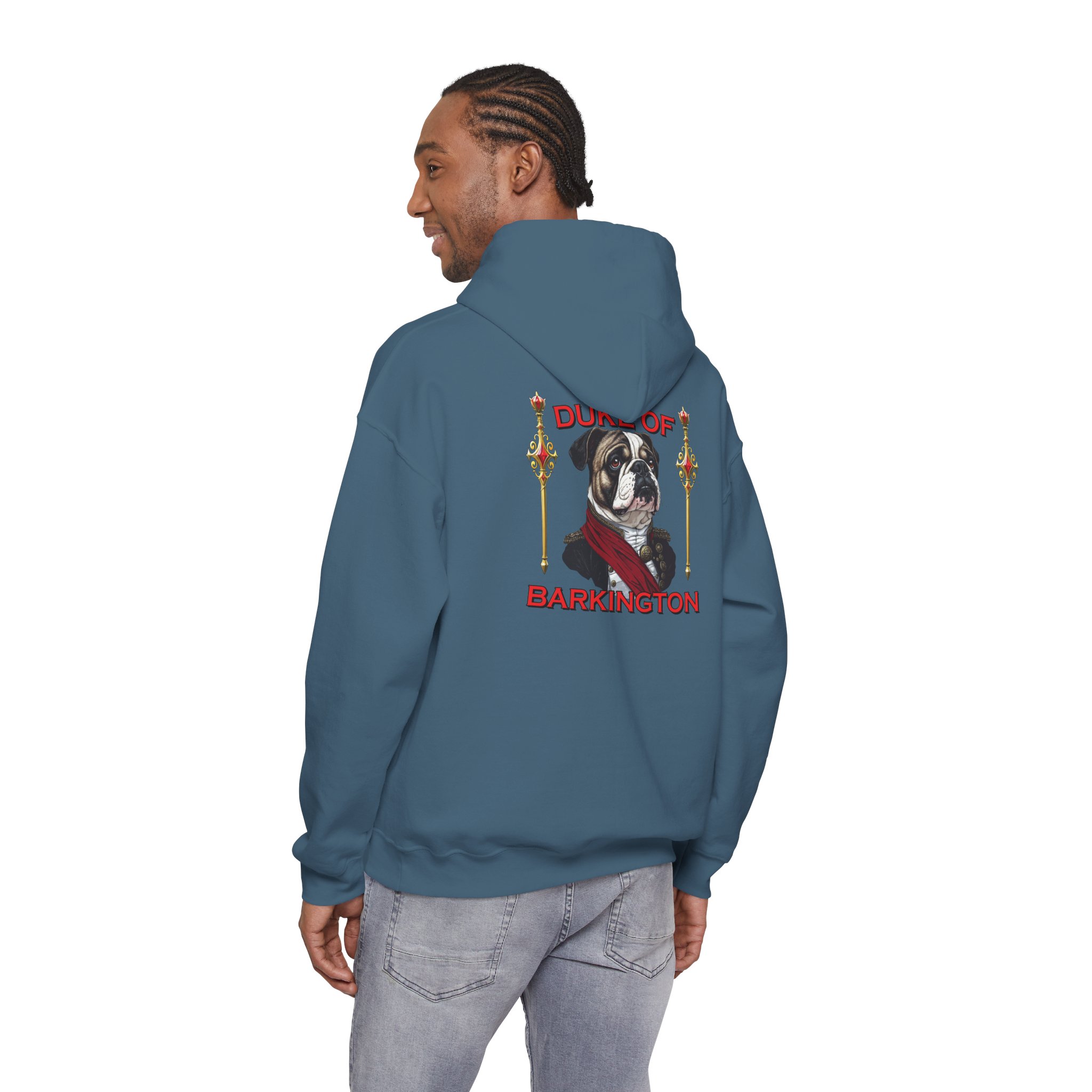 Duke of Barkington Bulldog Hoodie | Royal Sweatshirt - Image 56