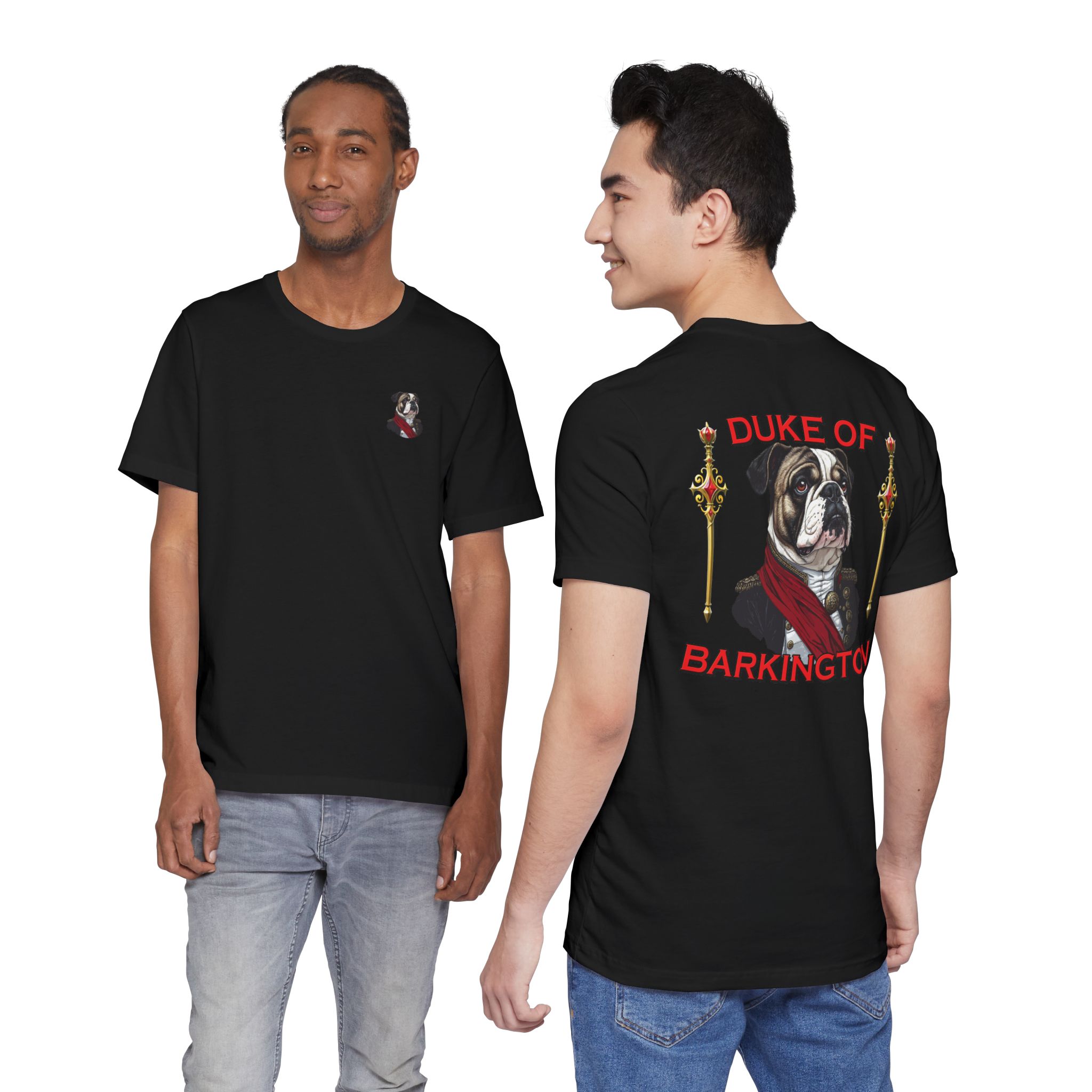 Duke of Barkington Bulldog T-Shirt | Royal T-Shirt - Image 2