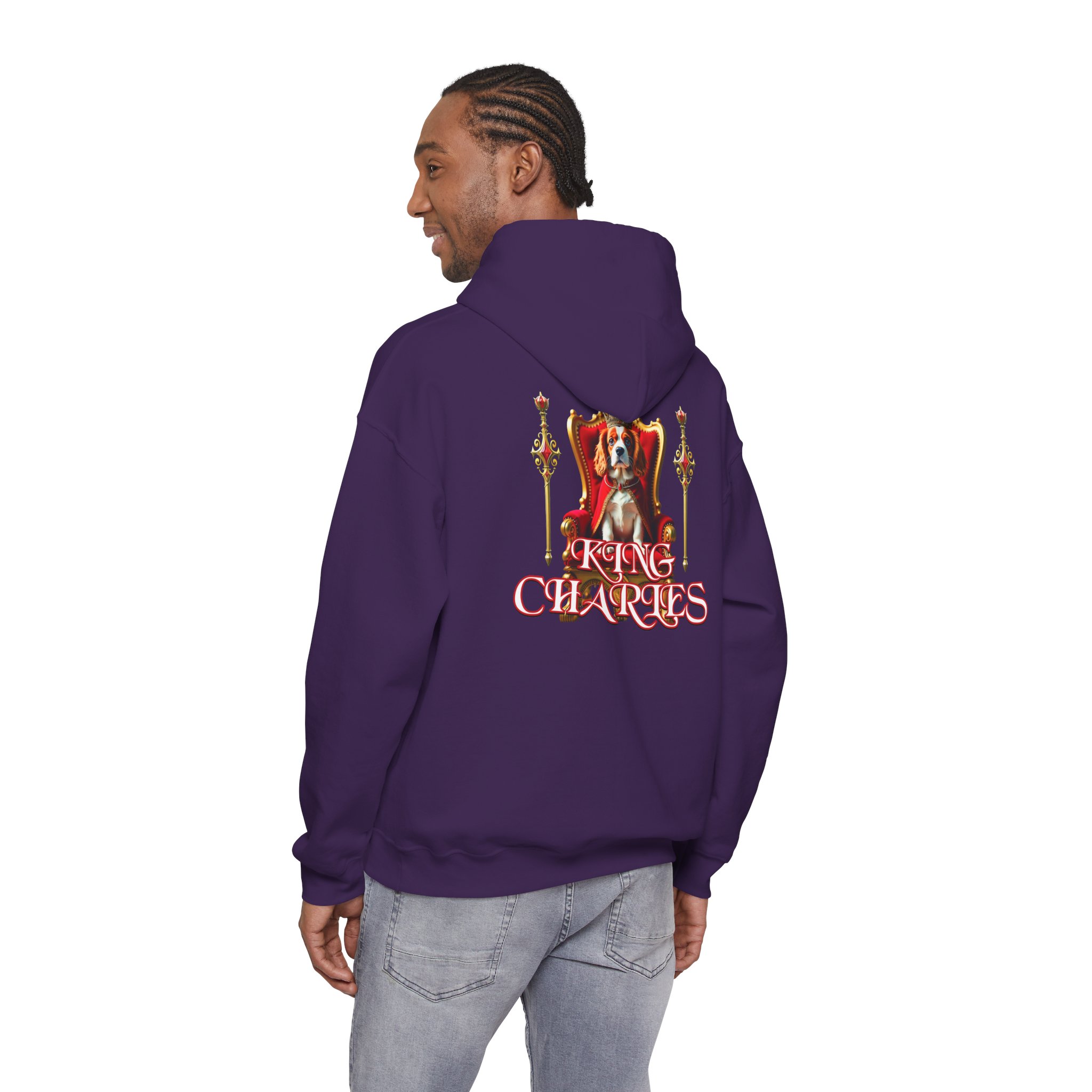 King Charles Hoodie | Regal Dog Throne Sweatshirt - Image 40