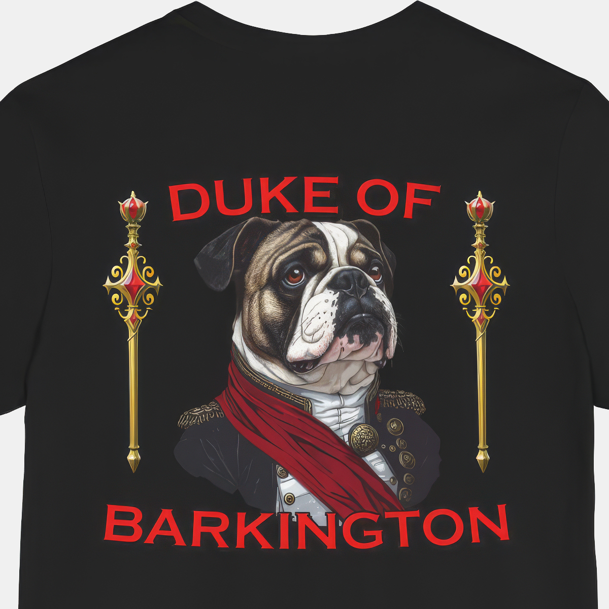 Duke of Barkington Bulldog T-Shirt | Royal T-Shirt