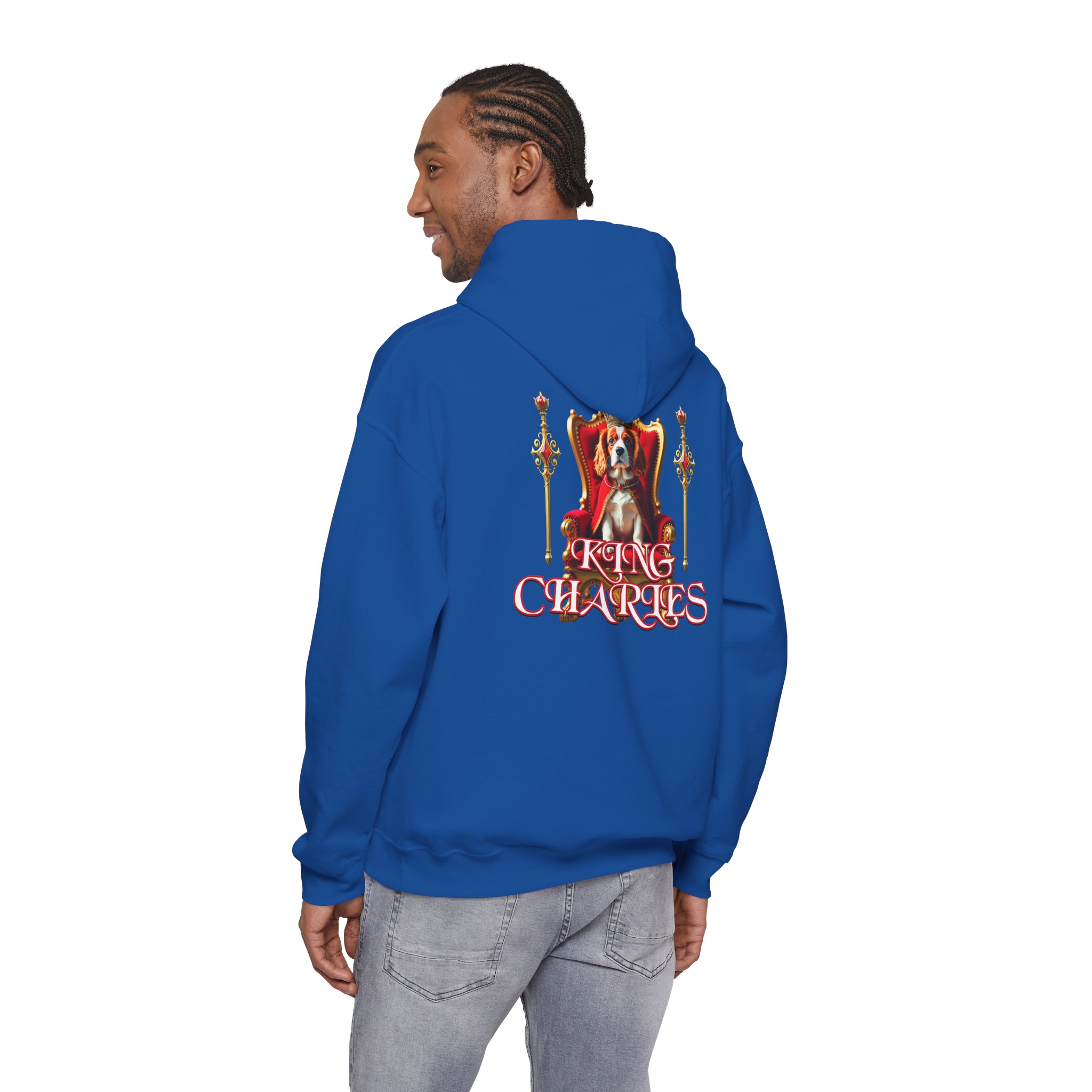 King Charles Hoodie | Regal Dog Throne Sweatshirt - Image 34