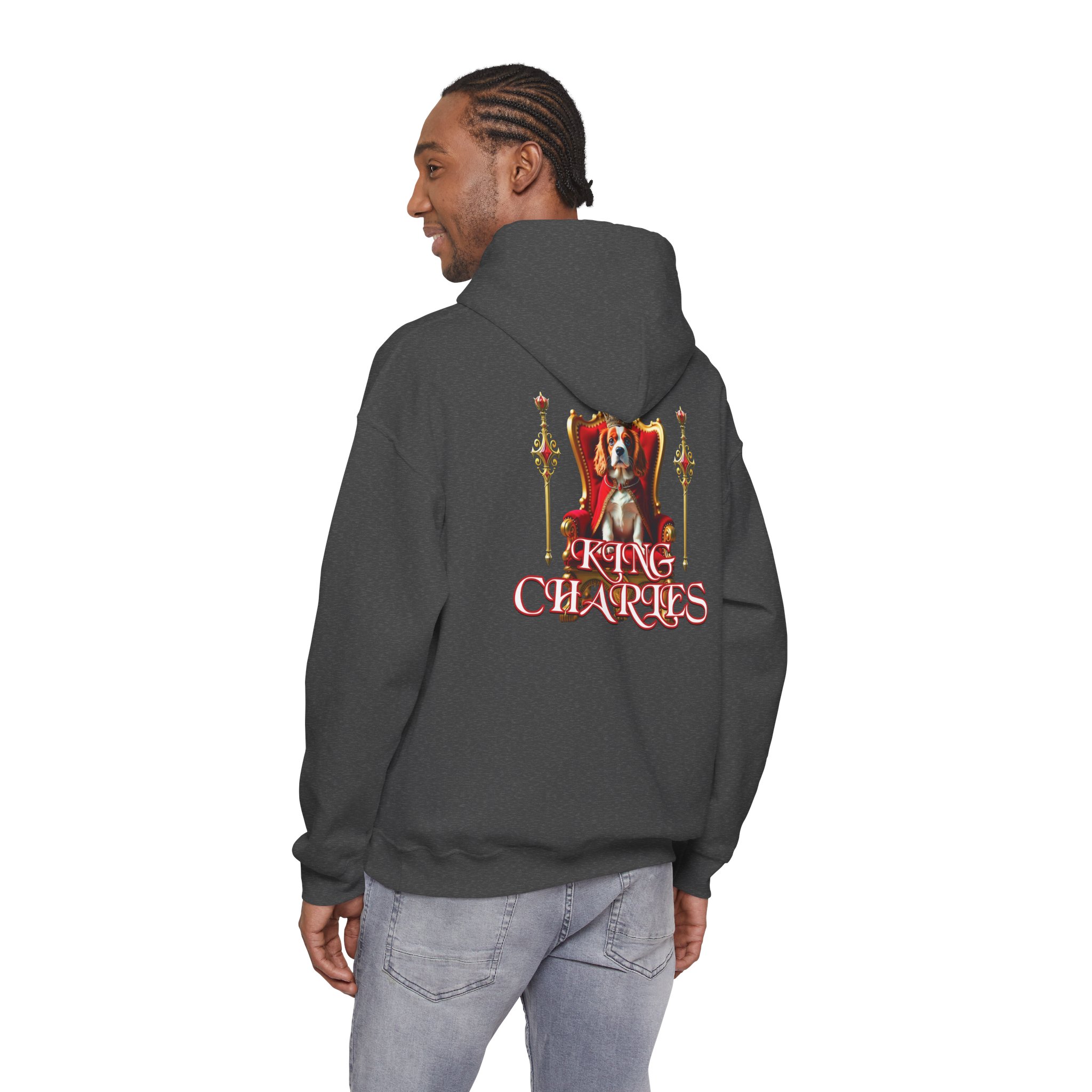 King Charles Hoodie | Regal Dog Throne Sweatshirt - Image 28