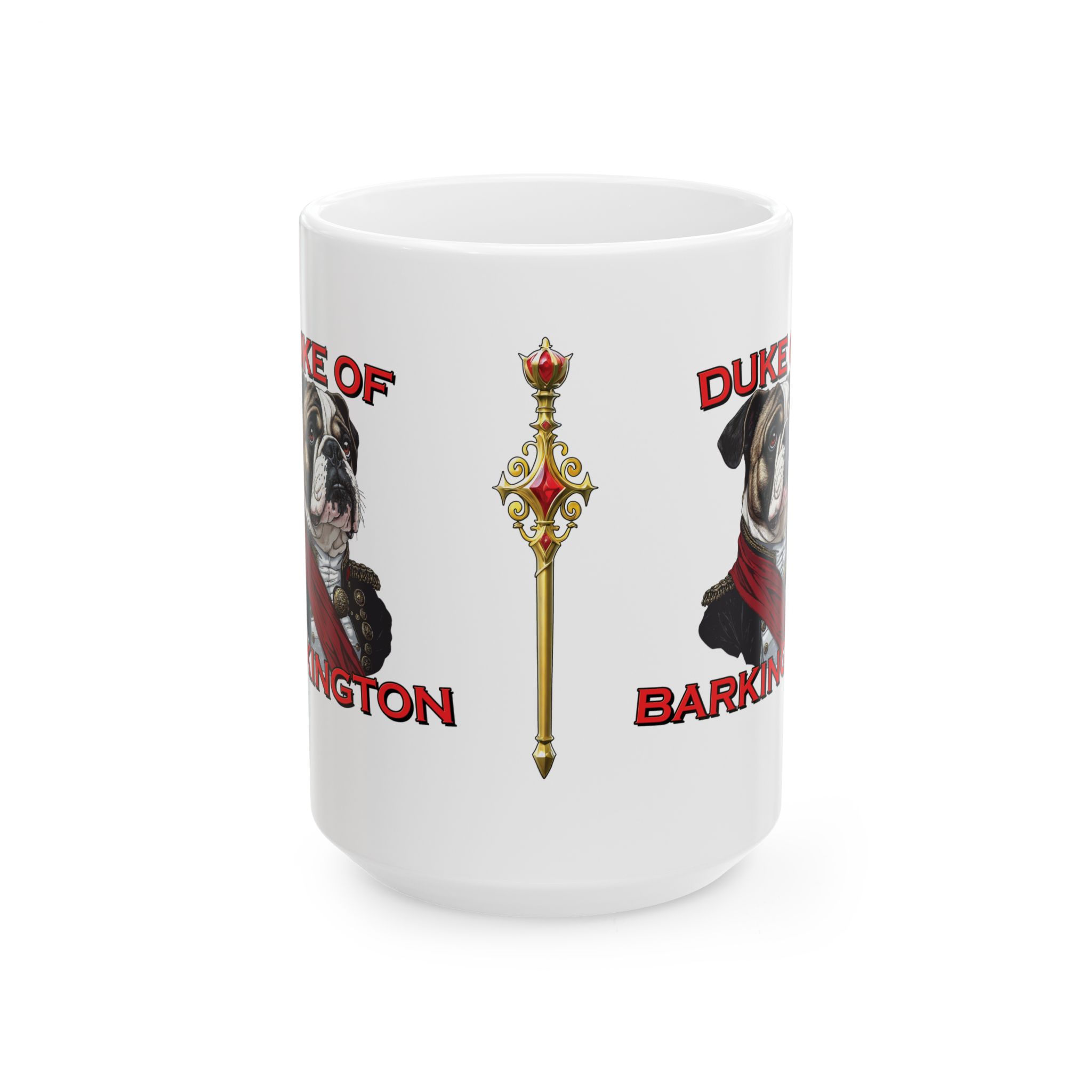 Duke of Barkington Ceramic Mug | Royal Dog Portrait Coffee Cup (11oz/15oz) - Image 11