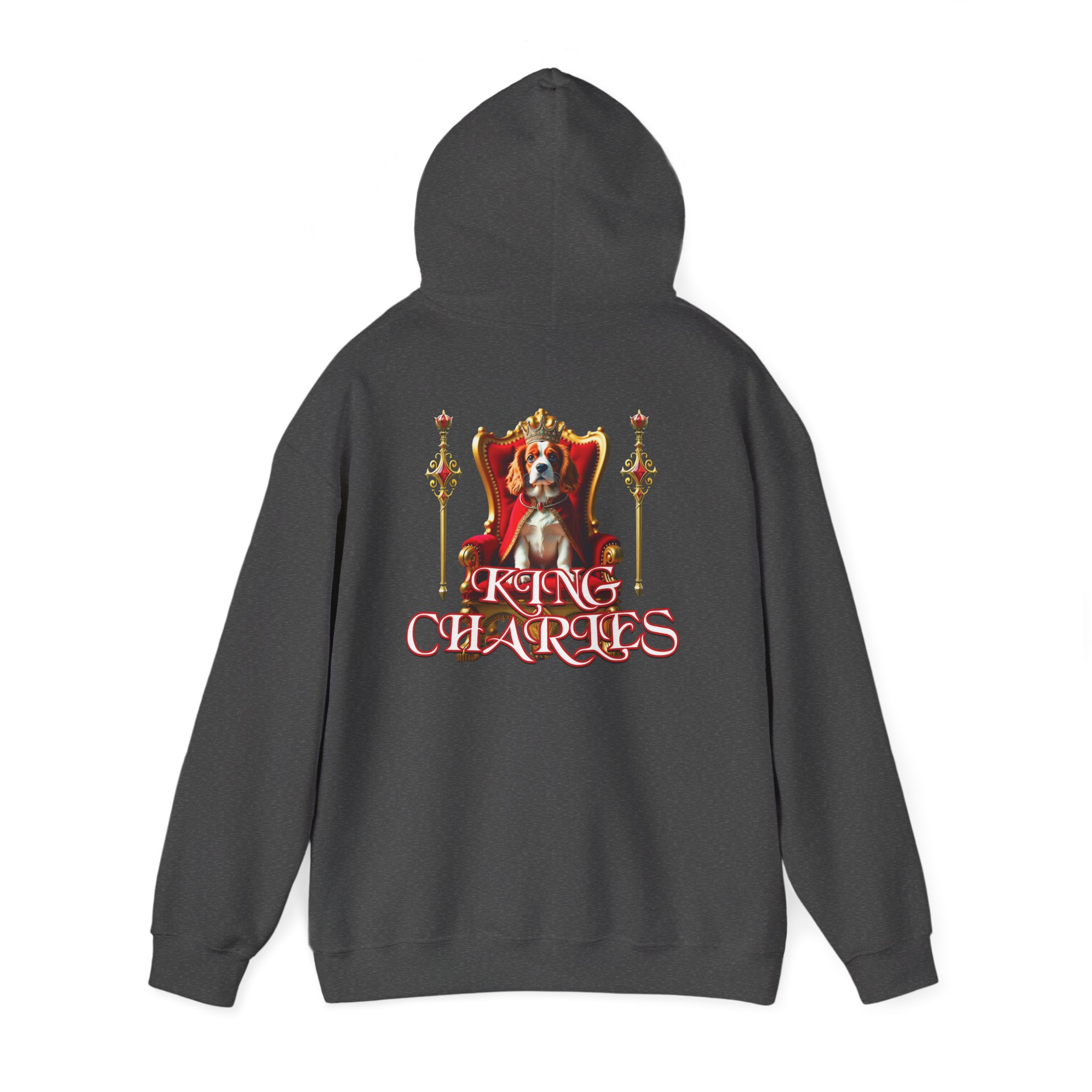 King Charles Hoodie | Regal Dog Throne Sweatshirt - Image 30