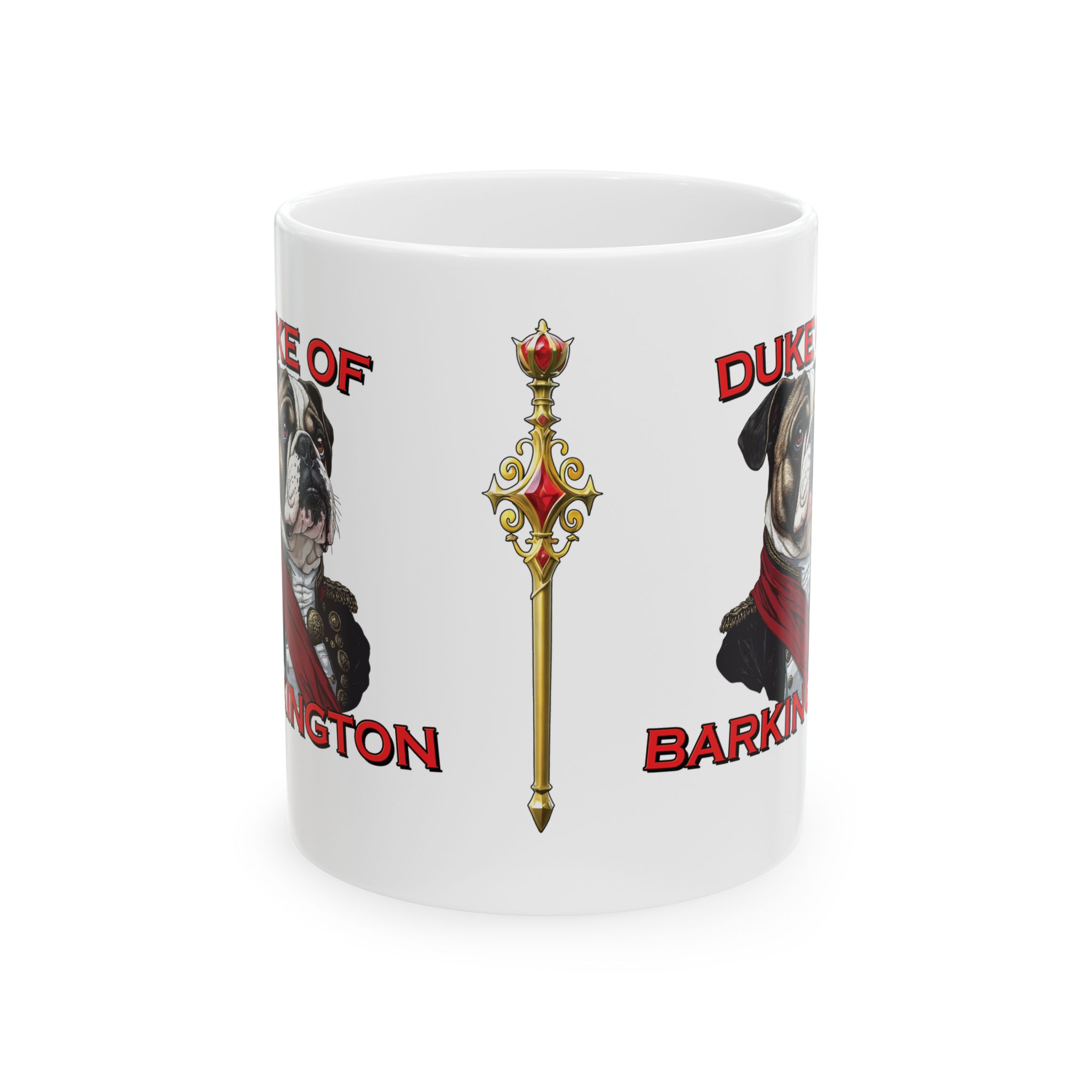 Duke of Barkington Ceramic Mug | Royal Dog Portrait Coffee Cup (11oz/15oz) - Image 5