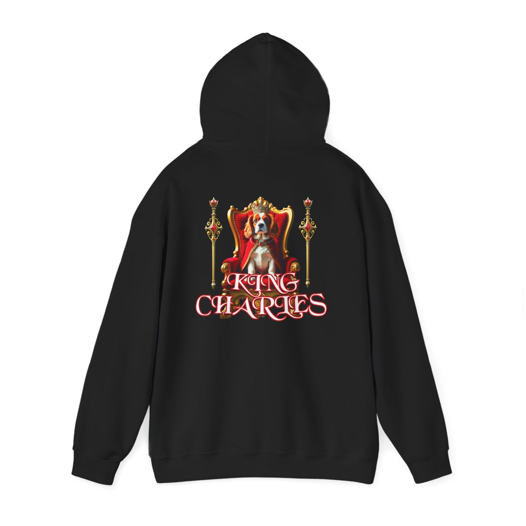 King Charles Hoodie | Regal Dog Throne Sweatshirt - Image 18
