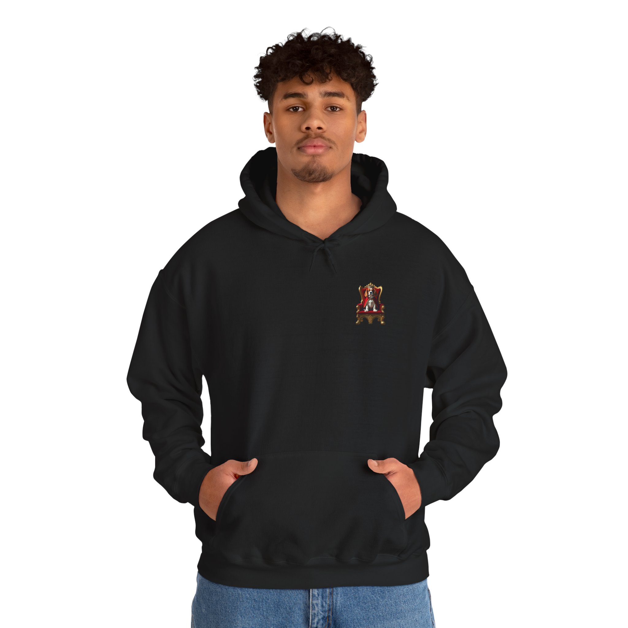 King Charles Hoodie | Regal Dog Throne Sweatshirt - Image 14