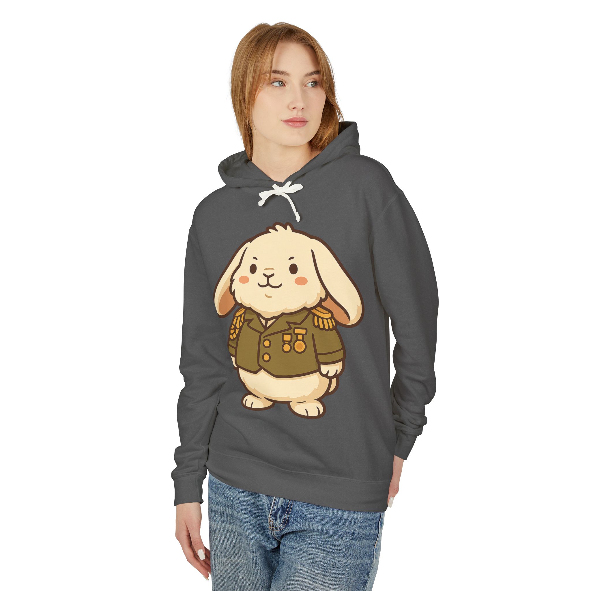 General Floofington Lightweight Pullover Hoodie | General Floofington Hoodie - Image 27