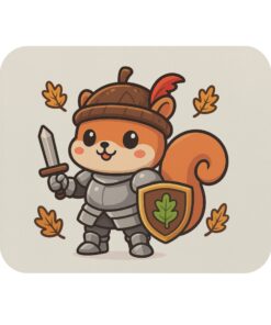 Captain Oakhelm Mouse Pad | Squirrel Knight Desk Mat