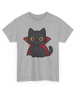 Count Purrcula Unisex Heavy Cotton T-Shirt | Count Purrcula T-Shirt - Image 11