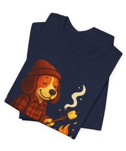 Baxter the Bonfire Beagle Unisex Jersey T-Shirt | Beagle Tee - Image 28
