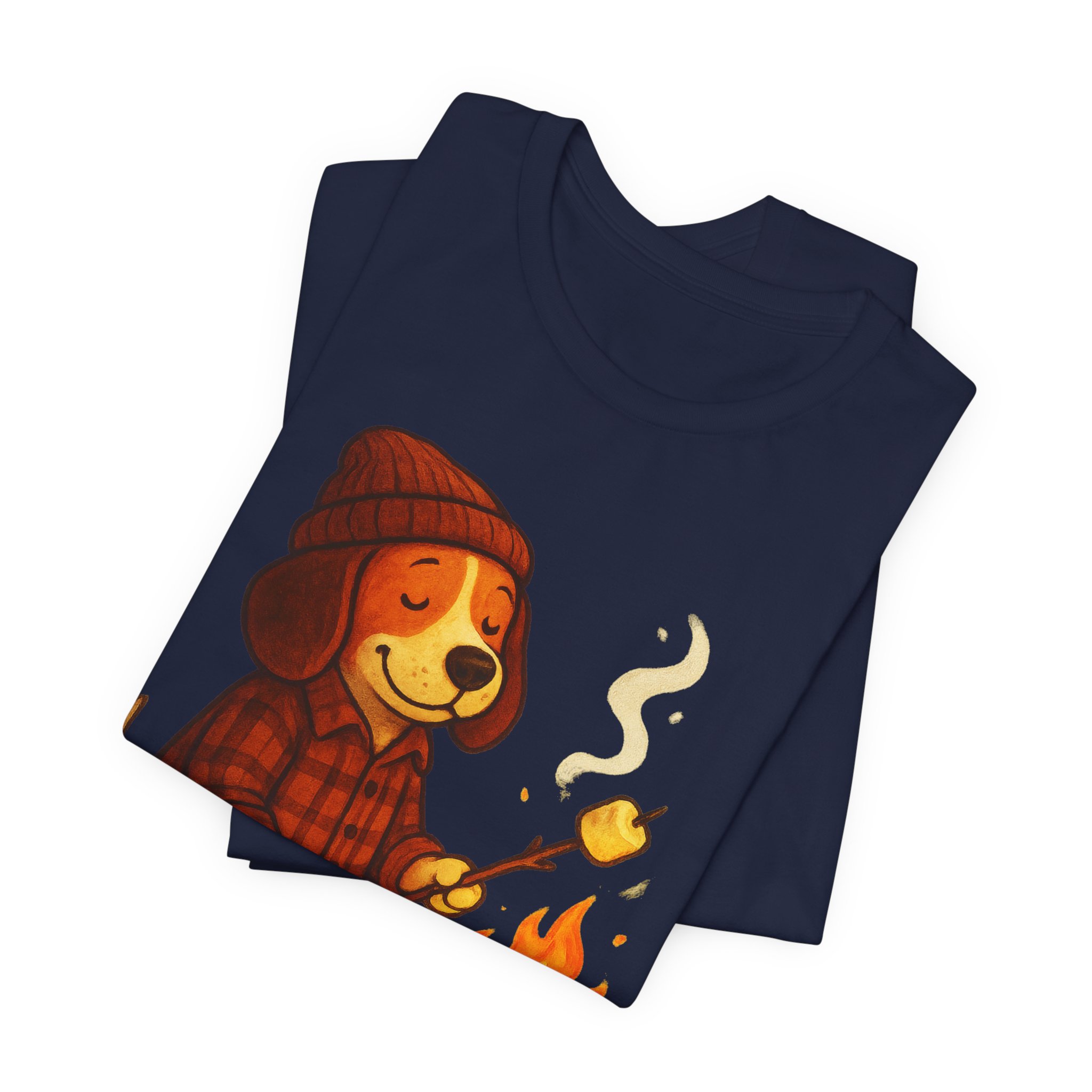 Baxter the Bonfire Beagle Unisex Jersey T-Shirt | Beagle Tee - Image 28