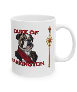 Duke of Barkington Ceramic Mug | Royal Dog Portrait Coffee Cup (11oz/15oz)
