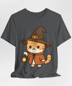 Willow the Harvest Witch Unisex Heavy Cotton T-Shirt | Harvest Witch Cat Tee - Image 33