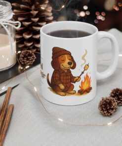 Baxter the Bonfire Beagle Ceramic Mug | Beagle Mug - Image 5