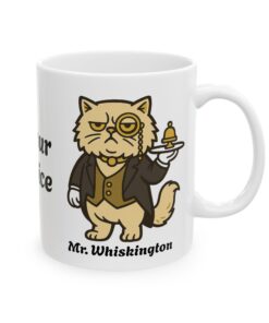 Alternative view of Sir Whiskington Court Etiquette Mug | Butler Cat Coffee Cup