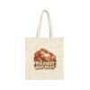 Pecan Snoozeworth Cotton Canvas Tote | Pie First Nap Next