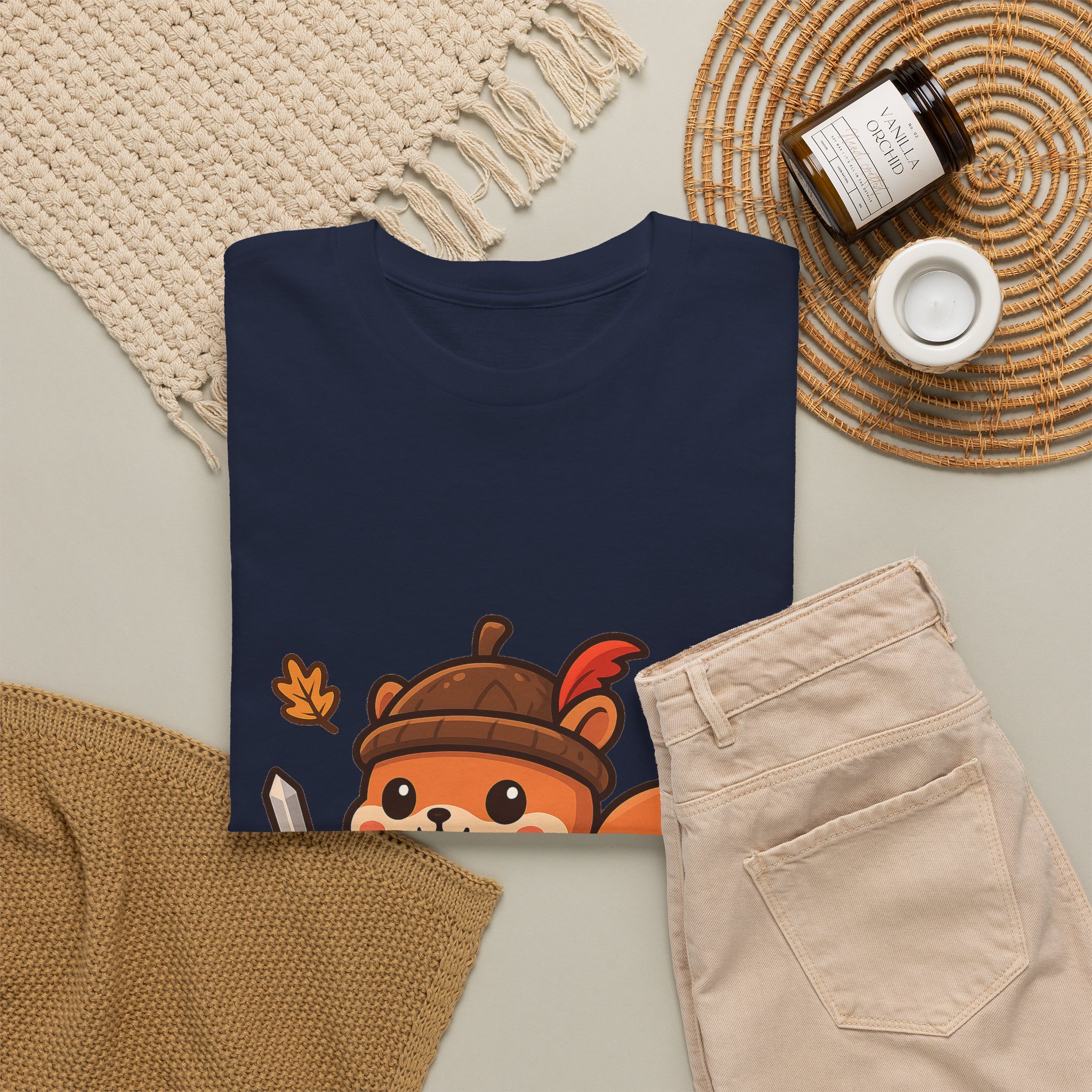Captain Oakhelm Tee | Squirrel Knight Autumn T-Shirt - Image 20