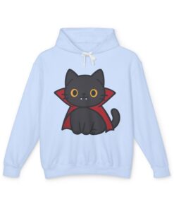 Count Purrcula Lightweight Pullover Hoodie | Count Purrcula Hoodie - Image 15