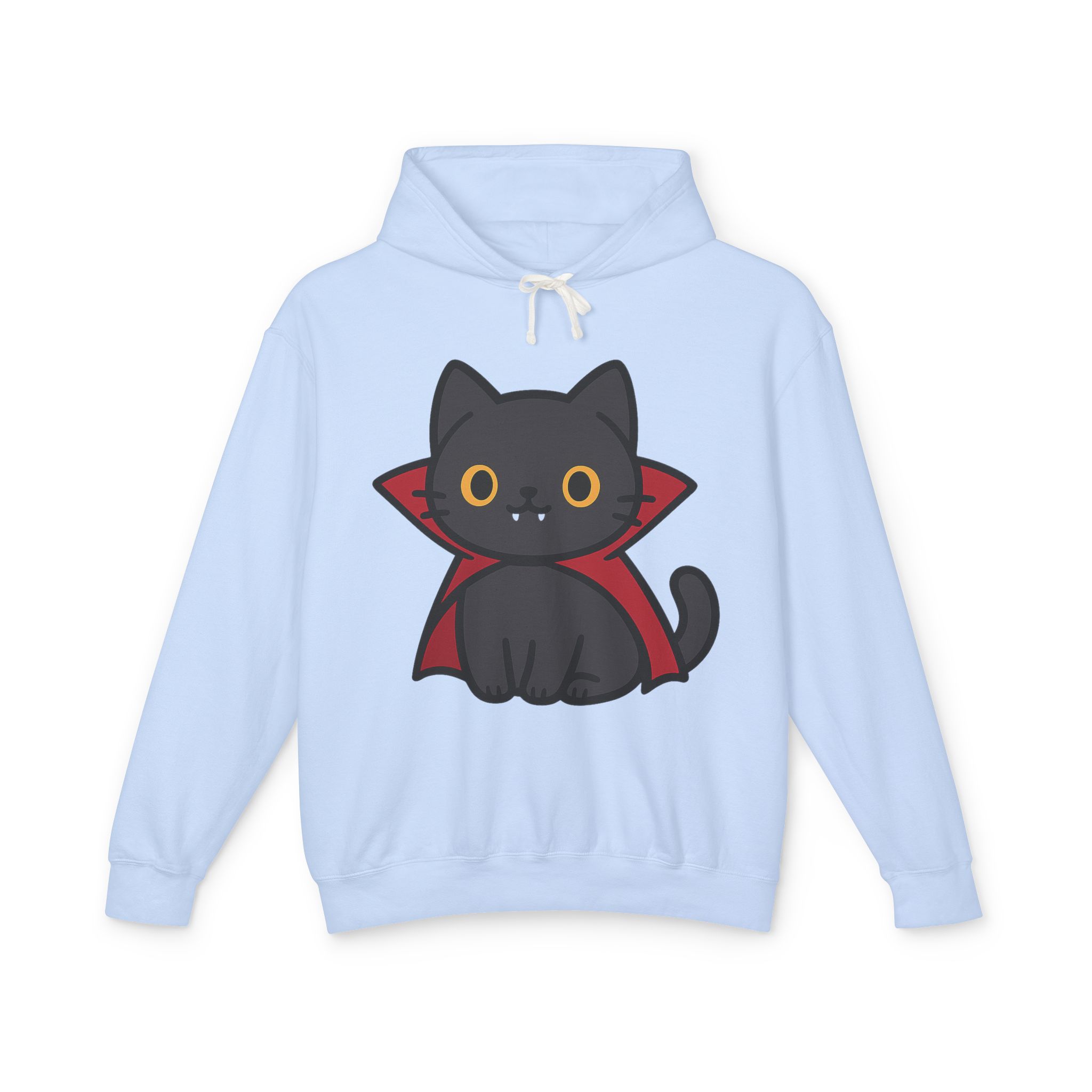 Count Purrcula Lightweight Pullover Hoodie | Count Purrcula Hoodie - Image 15