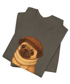 Sir Reginald Pugsley Unisex Heavy Cotton T-Shirt | Pugsley Tee - Image 23