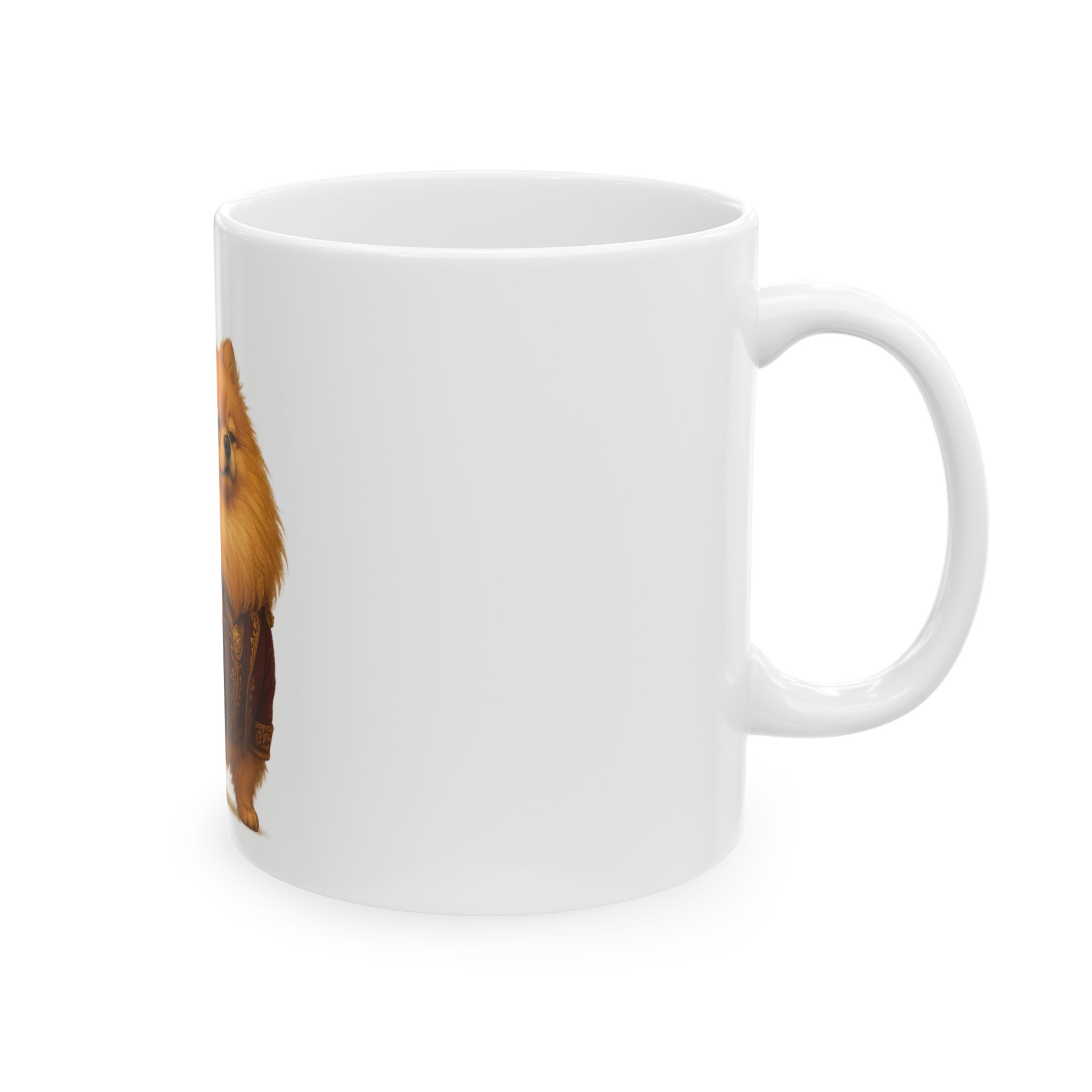 Baron von Floof Mug | Pomeranian Aristocrat Coffee Cup - Image 4