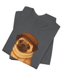 Sir Reginald Pugsley Unisex Heavy Cotton T-Shirt | Pugsley Tee - Image 29
