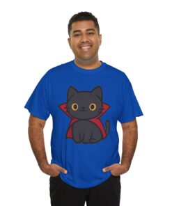 Count Purrcula Unisex Heavy Cotton T-Shirt | Count Purrcula T-Shirt - Image 39