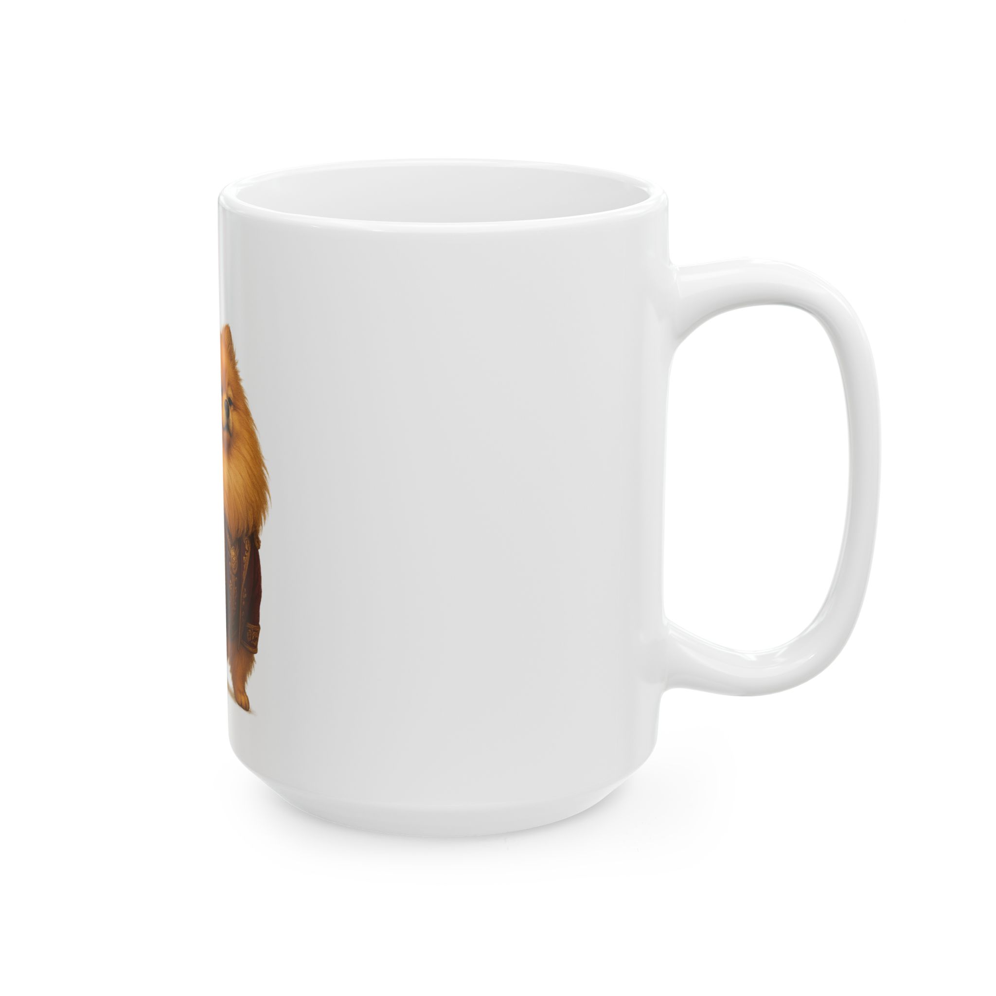 Baron von Floof Mug | Pomeranian Aristocrat Coffee Cup - Image 8