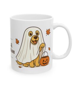 Boo the Bedsheet Ghost Pup Ceramic Mug | Pup Mug