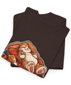 Pecan Snoozeworth Thanksgiving Rabbit T-Shirt | Pie First Nap Next - Image 36