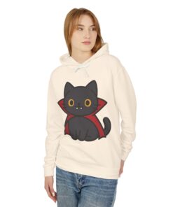 Count Purrcula Lightweight Pullover Hoodie | Count Purrcula Hoodie - Image 9