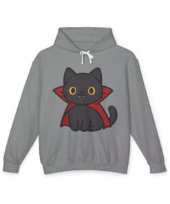 Count Purrcula Lightweight Pullover Hoodie | Count Purrcula Hoodie - Image 31