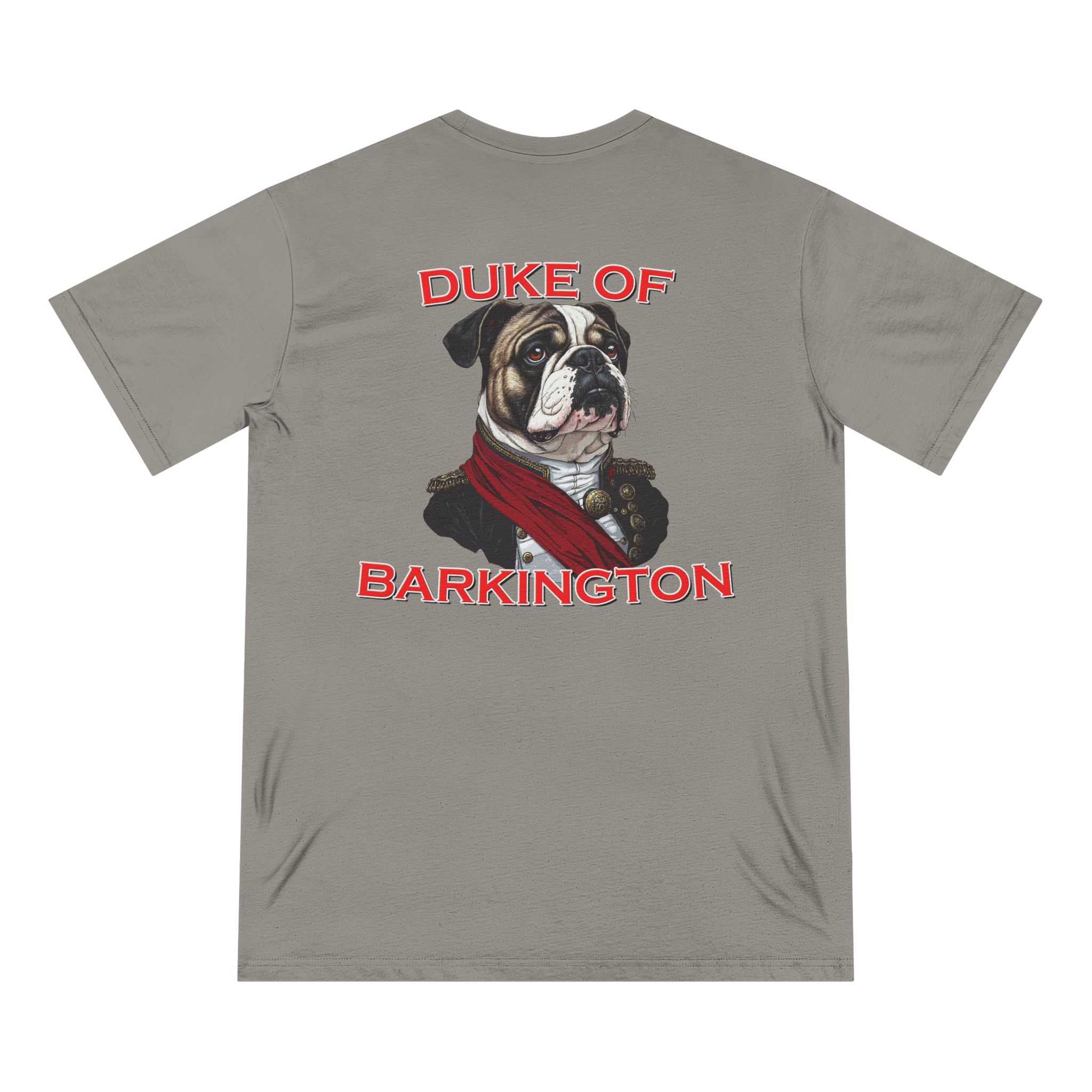 Duke of Barkington Men’s Organic Cotton T-Shirt – Bulldog Royalty Meets Everyday Style - Image 14