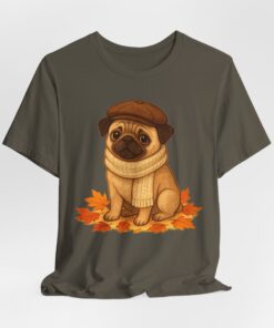 Sir Reginald Pugsley Unisex Heavy Cotton T-Shirt | Pugsley Tee - Image 24