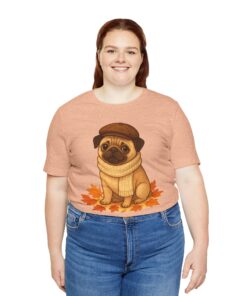 Sir Reginald Pugsley Unisex Heavy Cotton T-Shirt | Pugsley Tee - Image 47