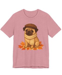 Sir Reginald Pugsley Unisex Heavy Cotton T-Shirt | Pugsley Tee - Image 48