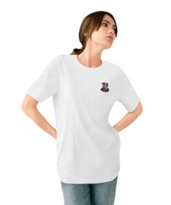 Duke of Barkington Women’s Organic Cotton Bulldog T-Shirt – Noble Comfort for Dog-Loving Queens