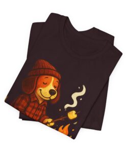 Baxter the Bonfire Beagle Unisex Jersey T-Shirt | Beagle Tee - Image 32