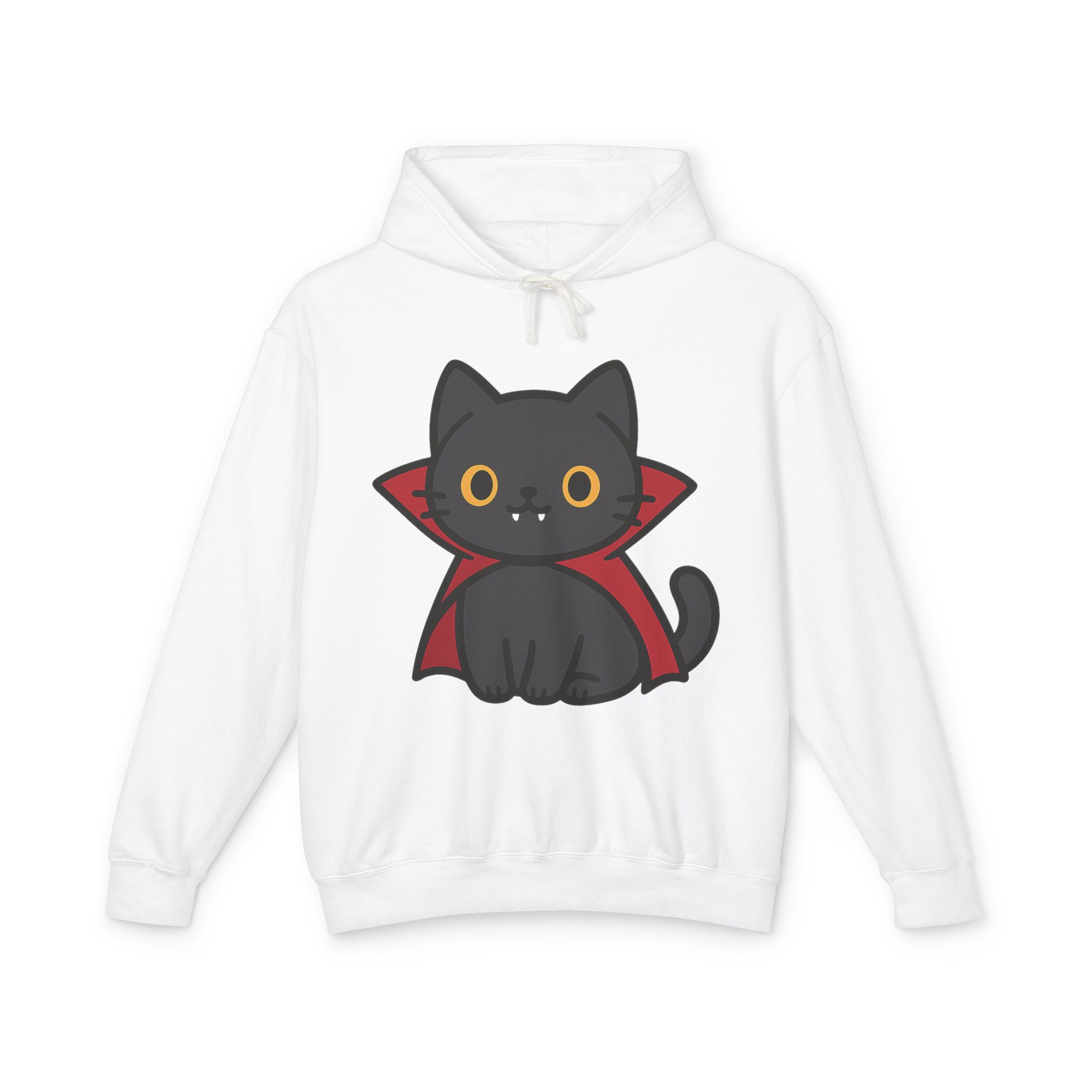 Count Purrcula Lightweight Pullover Hoodie | Count Purrcula Hoodie - Image 11