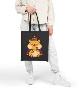 Emperor Nibbles Cotton Canvas Tote Bag | Emperor Nibbles Tote - Image 9