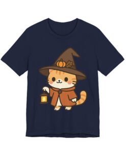 Willow the Harvest Witch Unisex Heavy Cotton T-Shirt | Harvest Witch Cat Tee - Image 34