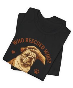 Who Rescued Who? | Duke of Barkington Rescue Edition Tee - Image 3
