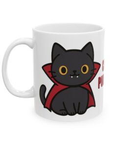 Count Purrcula Ceramic Mug | Count Purrcula Mug - Image 4
