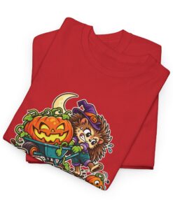 Mabel the Moonlit Hedgehog Halloween T-Shirt | Gourd Night Shift - Image 48
