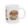 Sir Wrapsalot Ceramic Mug | Mummy Dachshund Halloween Mug