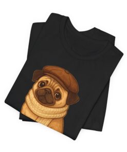 Sir Reginald Pugsley Unisex Heavy Cotton T-Shirt | Pugsley Tee - Image 8